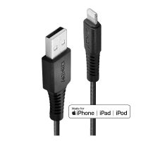 Cable de carga USB tipo A a Lightning reforzado de 0,5 m