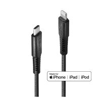 Cable USB tipo C a Lightning reforzado de 0,5 m