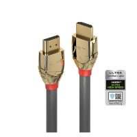 Cable HDMI de ultra alta velocidad de 3 m, línea dorada