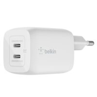 Cargador de pared USB-C® GaN doble con PPS de 65 W