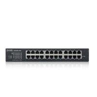 Zyxel GS1915-24E, 24-port GbE Smart hybrid mode Switch, standalone o NebulaFlex Cloud, rackmount and desktop, sin ventilador.