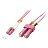 Cable de Fibra Óptica LC/SC OM4, 3m