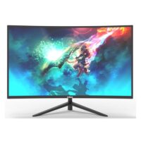 Monitor 27" Curvo Gaming, Full HD, VA, HDMI y DP, 1ms, Multimedia