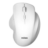 Ratón Wireless 3200 DPI, 2.4G, Blanco, de Nilox