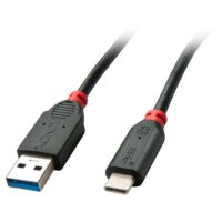 Cable USB 3.2 Tipo A a C de 0,5 m, 10 Gbps, 5 A, PD, Línea Antracita