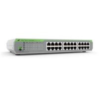 24-port 10/100TX unmanaged switch with internal PSU, EU Power Cord