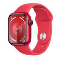Series 9 GPS + CELLULAR 45MM (PRODUCT)RED ALUMINIUM CASE WITH (PRODUCT)RED SPORT BAND - M/L