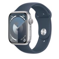 Series 9 GPS+CELLULAR 41MM SILVER ALUMINIUM CASE WITH STORM BLUE SPORT BAND - M/L