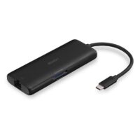 43358 - DST-Mini, miniestación de acoplamiento USB-C para computadora portátil con soporte 4k y carga de paso de 100 W