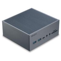 DST-Pro 100, estación de acoplamiento USB-C para computadora portátil compatible con pantalla triple (Full HD) o única (4K) y fuente de alimentación d