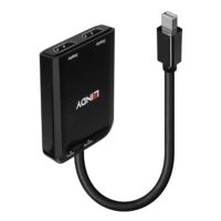 Concentrador Mini DisplayPort a 2 puertos HDMI MST