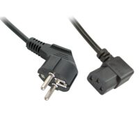 30345 - Cable de alimentación IEC (alemán y francés), en ángulo, 2 m