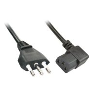 Cable de alimentación IEC (italiano), en ángulo, 2 m