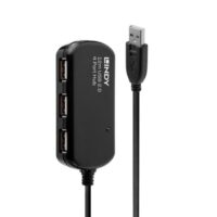 Hub profesional de extensión activa USB 2.0 de 12 m