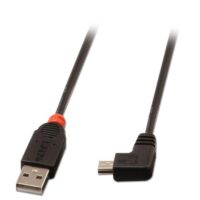 31971 - Cable USB 2.0 tipo A a Mini-B de 1 m, ángulo recto de 90 grados