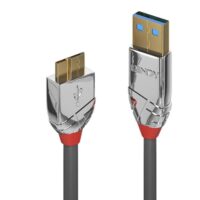 36658 - Cable USB 3.2 Tipo A a Micro-B, 2m, 5Gbps, Línea Cromo