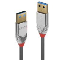 Cable USB 3.2 tipo A a A de 3 m, 5 Gbps, línea Cromo