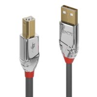 Cable USB 2.0 tipo A a B de 0,5 m, línea Cromo