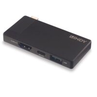 43336 - DST-Micro, estación de acoplamiento micro USB-C para computadora portátil con soporte 4K y carga de paso de 100 W