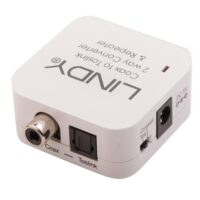70411 -    atrás Convertidor bidireccional TosLink (óptico) y coaxial