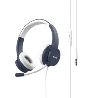 AURICULAR PANTONE JACK CON DIADEMA Y MICROFONO NAVY