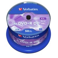 DVD+R DL MATT SILVER PACK50