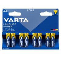 Pila alcalina AA Pack 8