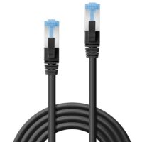 Cable de red Cat.6A S/FTP LSZH de 0,5 m, negro