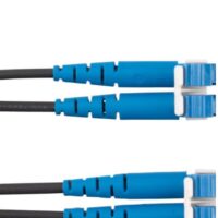 Cordón de parcheo de fibra Opti-Core  2, OS2, dúplex LC, LSZH F92ELLNLNSNM010