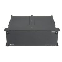 Caja de fibra HD Flex , 4 RU, 6 puertos, negro FLEX4U06WH