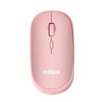 Ratón inalámbrico, 1600 DPI, 4 botones, rosa