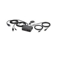 Cable Switch KVM Híbrido de 2 Puertos USB-C HDMI