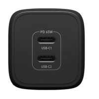 78-81342 OtterBox Standard EU Wall Charger 65W GaN - 1X USB-C 45W + 1X USB-C 20W USB-PD