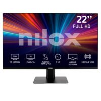 Monitor 22", Full HD, VA, 75Hz, HDMI y VGA, 5ms