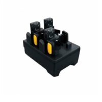 RS6100 4-Slot Ring Scanner Charger, Allows Charging of 4 RS6100 ring scanners. Requires PWR-BGA12V50W0WW, DC cable CBL-DC-388A1-01 and 3-wire grounded