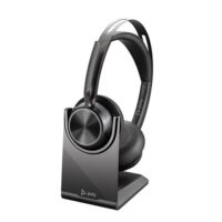 Auriculares USB-A Poly Voyager Focus 2 con soporte de carga