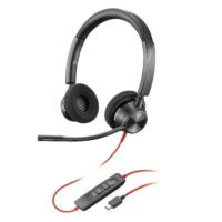 Blackwire 3320 Auriculares con cable Diadema USB Tipo-C + adaptador USB-A