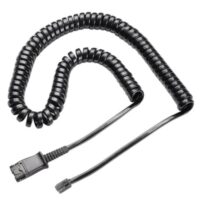 Cable en espiral amplificador para auriculares