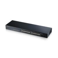 GS1900-24RACK SWITCH SMART SWITCH RACK SIN VENTILADOR 24 PUERTOS + 2 SFP WEB MANAGED