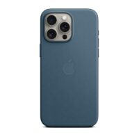 Funda de trenzado fino con MagSafe para el iPhone 15 Pro Max - Azul pacífico