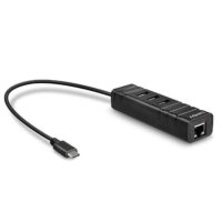 Hub USB 3.2 tipo C y adaptador Ethernet