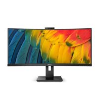 Monitor UltraWide Curvo 34" WQHD Webcam Integrada USB-C