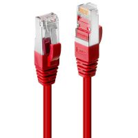 Cable de red Cat.6 S/FTP LSZH, testeado, rojo, 0,5m