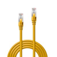 Cable de red Cat.6 S/FTP LSZH, amarillo, 10m
