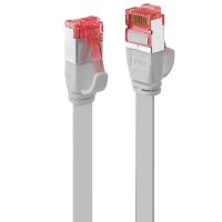 Cable de red plano U/FTP Cat.6 de 5 m, gris