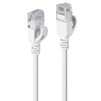 Cable de red ultradelgado Cat.6A U/UTP LSZH de 0,5 m, gris