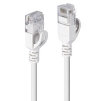 Cable de red ultradelgado Cat.6A U/FTP LSZH de 1 m, gris