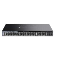 Switch Gestionable Omada L3 de 48 puertos Gigabit Stackable con 6 ranuras 10G
