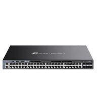 Omada 48-PortGigabit Stackable L3 Managed PoE+ Switch with 6 10GE SFP+ Slots