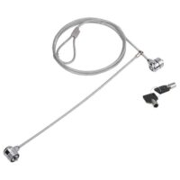 CNBSLOCK15T - Candado de doble cabezal con llave para ordenador portátil, 1,5m